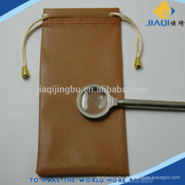 Leather microfiber cellphone pouch